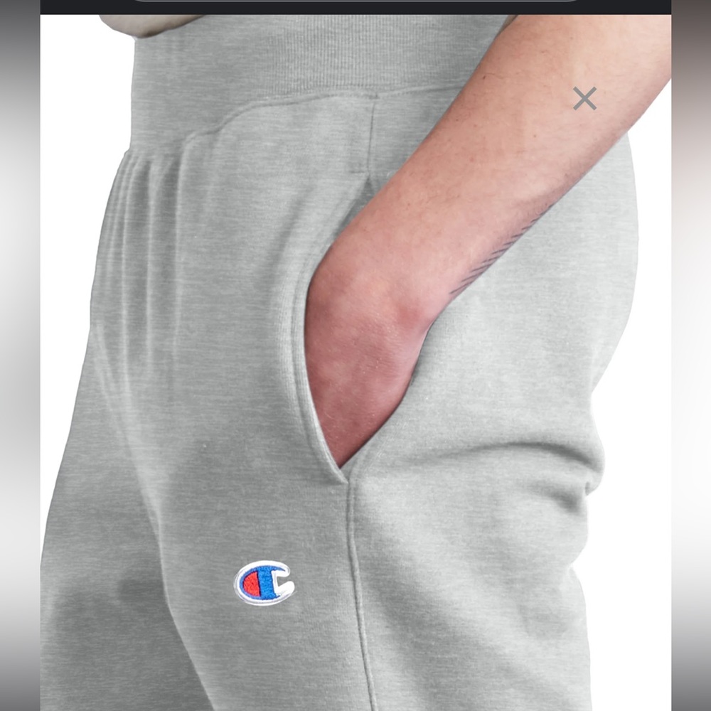 Champion Jogger Large Heather Grey Sweatpants - Picture 2 of 6